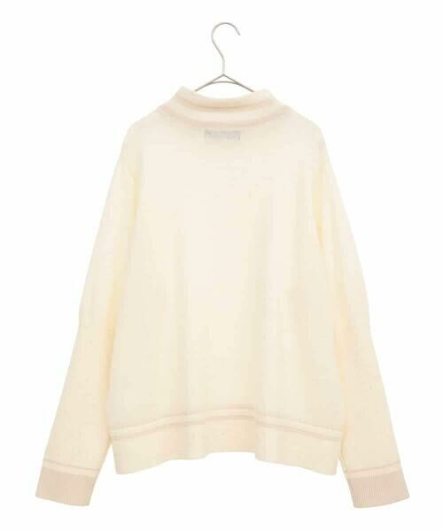 HIROKO BIS GRANDE / ヒロコビス グランデ ニット・セーター | 【大きいサイズ】ボーダーネックスパンコールニットプルオーバー | 詳細2