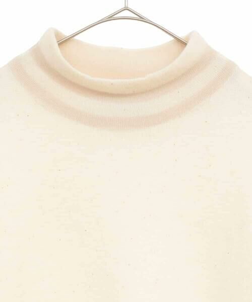 HIROKO BIS GRANDE / ヒロコビス グランデ ニット・セーター | 【大きいサイズ】ボーダーネックスパンコールニットプルオーバー | 詳細3