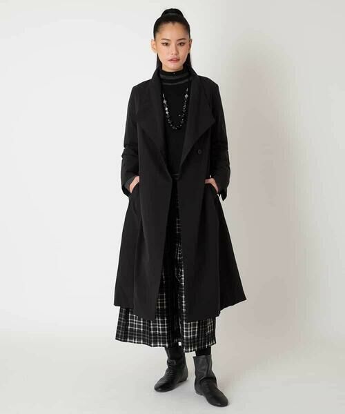 HIROKO BIS GRANDE / ヒロコビス グランデ ニット・セーター | 【大きいサイズ】ボーダーネックスパンコールニットプルオーバー | 詳細19