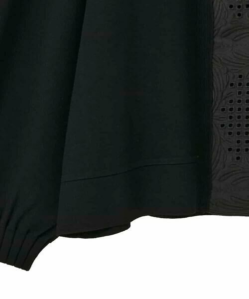 HIROKO BIS GRANDE / ヒロコビス グランデ カーディガン・ボレロ | 【大きいサイズ】レースドッキングニットカーディガン | 詳細12