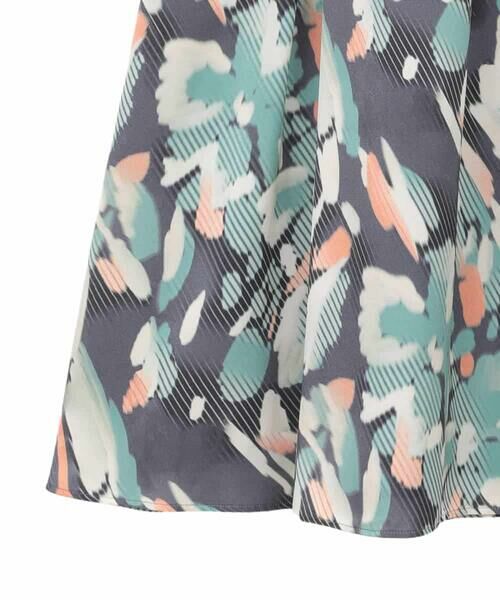HIROKO BIS GRANDE / ヒロコビス グランデ ロング・マキシ丈スカート | 【大きいサイズ】デジタルフラワープリントスカート /洗える | 詳細4