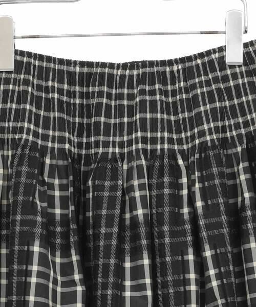 HIROKO BIS GRANDE / ヒロコビス グランデ ロング・マキシ丈スカート | 【大きいサイズ】チェックジャカードシャーリングスカート | 詳細3