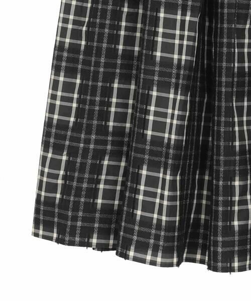 HIROKO BIS GRANDE / ヒロコビス グランデ ロング・マキシ丈スカート | 【大きいサイズ】チェックジャカードシャーリングスカート | 詳細4