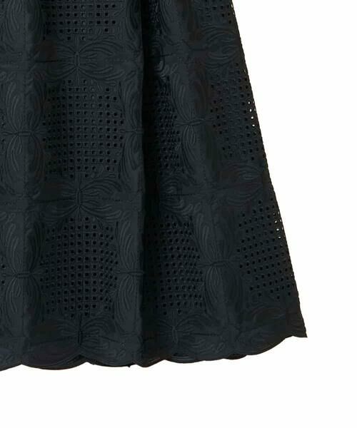 HIROKO BIS GRANDE / ヒロコビス グランデ ロング・マキシ丈スカート | 【大きいサイズ】モチーフレースデザインスカート /洗える | 詳細3
