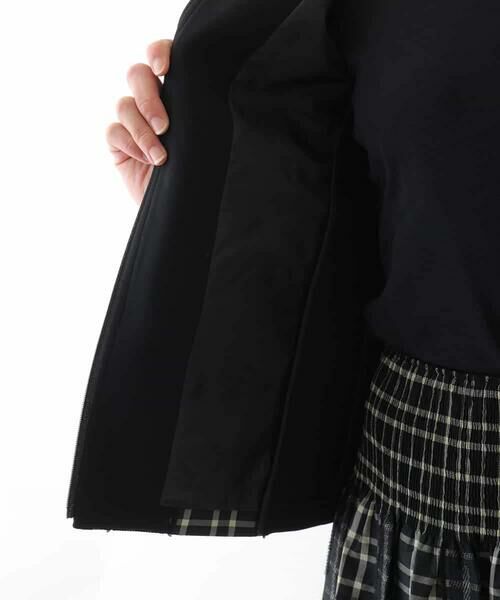 HIROKO BIS GRANDE / ヒロコビス グランデ セットアップ | 【大きいサイズ】チェックジャカードジップアップジャケット | 詳細10