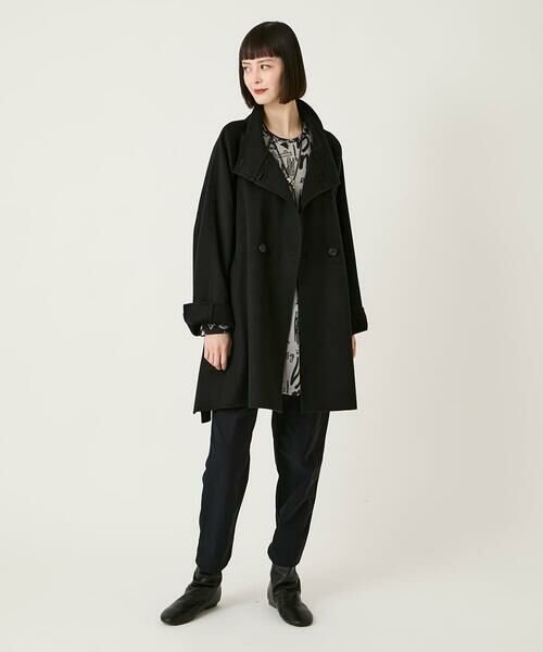 HIROKO BIS GRANDE / ヒロコビス グランデ チュニック | 【大きいサイズ】アートロゴ総柄チュニックカットソー /洗える | 詳細9