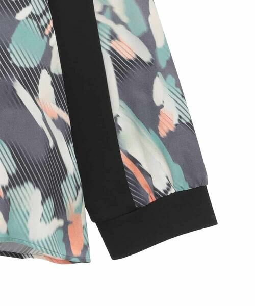 HIROKO BIS GRANDE / ヒロコビス グランデ カットソー | 【大きいサイズ】デジタルフラワージョイントカットソー /洗える | 詳細3