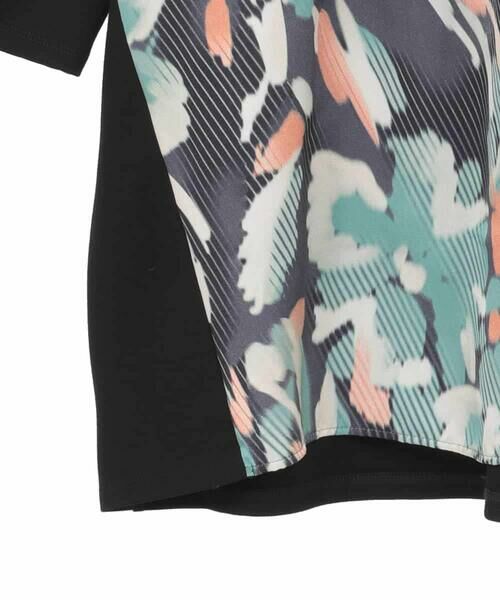 HIROKO BIS GRANDE / ヒロコビス グランデ チュニック | 【大きいサイズ】デジタルフラワージョイントチュニック /洗える | 詳細4
