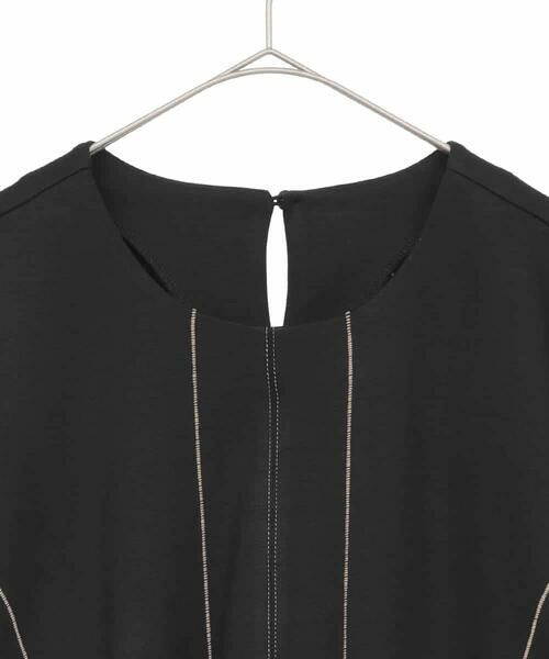 HIROKO BIS GRANDE / ヒロコビス グランデ カットソー | 【大きいサイズ】ラインアクセントポンチプルオーバー /洗える | 詳細2