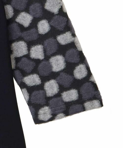 HIROKO BIS GRANDE / ヒロコビス グランデ カットソー | 【大きいサイズ】起毛ブロック切り替えデザインプルオーバー /洗える | 詳細19