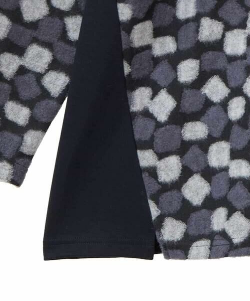 HIROKO BIS GRANDE / ヒロコビス グランデ カットソー | 【大きいサイズ】起毛ブロック切り替えデザインプルオーバー /洗える | 詳細20