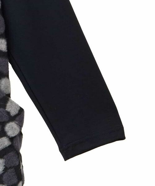 HIROKO BIS GRANDE / ヒロコビス グランデ チュニック | 【大きいサイズ】起毛ブロックサイド切り替えデザインチュニック /洗える | 詳細13