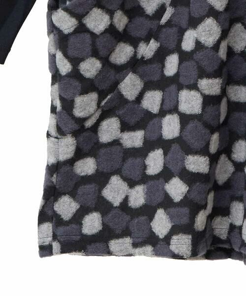 HIROKO BIS GRANDE / ヒロコビス グランデ チュニック | 【大きいサイズ】起毛ブロックサイド切り替えデザインチュニック /洗える | 詳細14