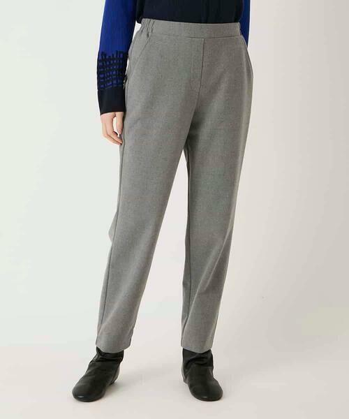 HIROKO BIS GRANDE / ヒロコビス グランデ チノ・ワークパンツ | 【大きいサイズ】両面起毛デザインプルオンパンツ /洗える | 詳細9