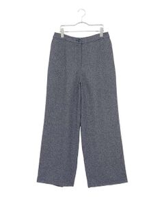 HIROKO BIS GRANDE / ヒロコビス グランデ その他パンツ | 【大きいサイズ】ネップツイードワイドプルオンパンツ /洗える