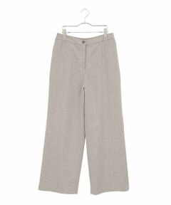 HIROKO BIS GRANDE / ヒロコビス グランデ その他パンツ | 【大きいサイズ】ネップツイードワイドプルオンパンツ /洗える