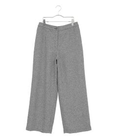 HIROKO BIS GRANDE / ヒロコビス グランデ その他パンツ | 【大きいサイズ】ネップツイードワイドプルオンパンツ /洗える