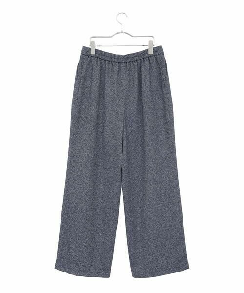 HIROKO BIS GRANDE / ヒロコビス グランデ その他パンツ | 【大きいサイズ】ネップツイードワイドプルオンパンツ /洗える | 詳細1