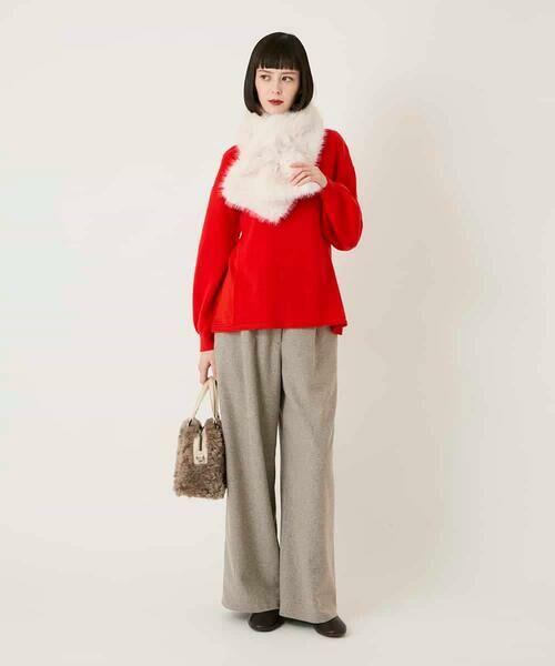 HIROKO BIS GRANDE / ヒロコビス グランデ その他パンツ | 【大きいサイズ】ネップツイードワイドプルオンパンツ /洗える | 詳細16