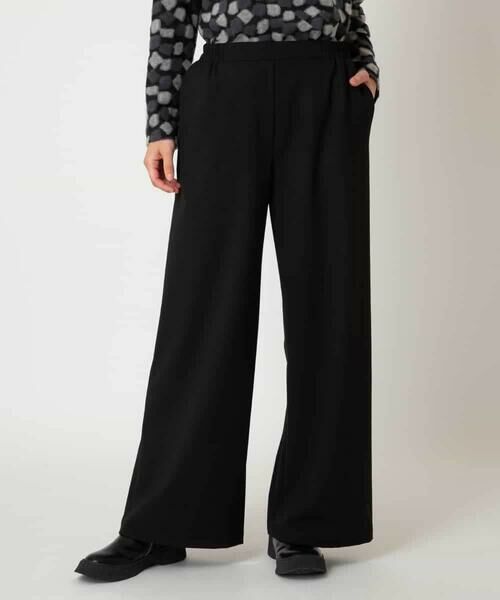 HIROKO BIS GRANDE / ヒロコビス グランデ その他パンツ | 【大きいサイズ/アルガンオイル加工】ストレッチワイドパンツ /洗える | 詳細7