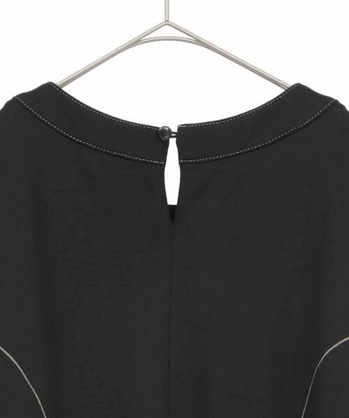 HIROKO BIS GRANDE / ヒロコビス グランデ ロング・マキシ丈ワンピース | 【大きいサイズ】ラインアクセント切り替えデザインポンチワンピース /洗える | 詳細6