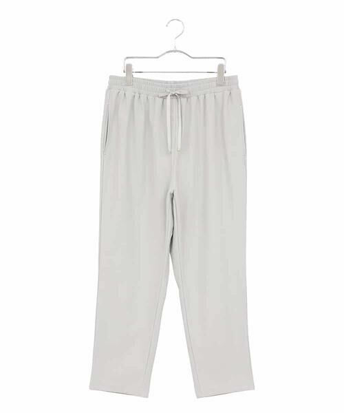 HIROKO BIS GRANDE / ヒロコビス グランデ ショート・ハーフ・半端丈パンツ | 【大きいサイズ】裏起毛ジョガープルオンパンツ /洗える(グレー)