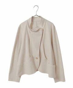 HIROKO BIS GRANDE / ヒロコビス グランデ セットアップ | 【大きいサイズ】スムースウールコンパクトジャケット