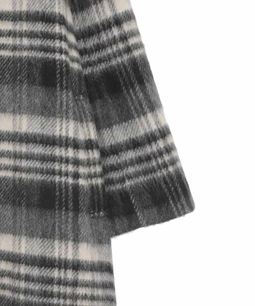 HIROKO BIS GRANDE / ヒロコビス グランデ その他アウター | 【大きいサイズ】ウールシャギーチェック柄コート | 詳細3