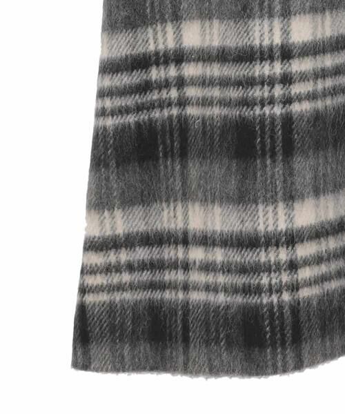 HIROKO BIS GRANDE / ヒロコビス グランデ その他アウター | 【大きいサイズ】ウールシャギーチェック柄コート | 詳細4