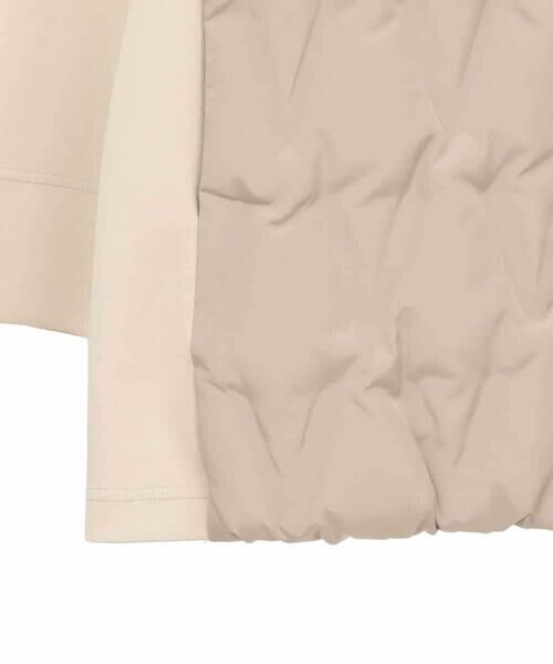 HIROKO BIS GRANDE / ヒロコビス グランデ ダウンジャケット・ベスト | 【大きいサイズ】圧着キルトジョイントデザインコート | 詳細4