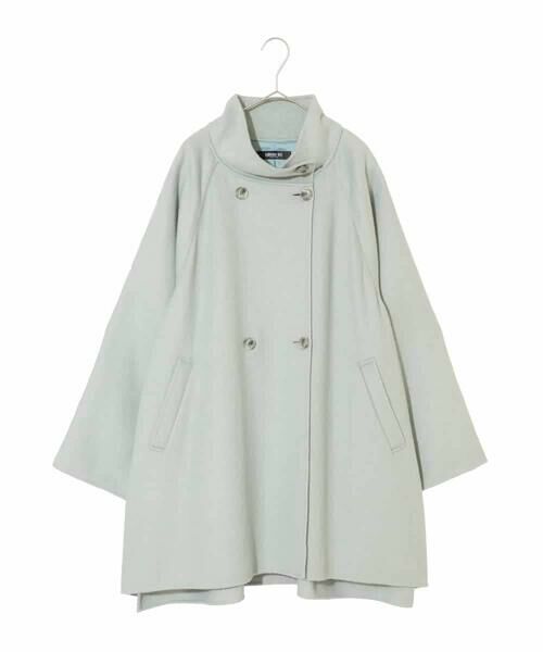 HIROKO BIS GRANDE / ヒロコビス グランデ その他アウター | 【大きいサイズ】スタンドカラーリバージャージーコート | 詳細2