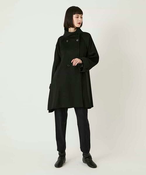 HIROKO BIS GRANDE / ヒロコビス グランデ その他アウター | 【大きいサイズ】スタンドカラーリバージャージーコート | 詳細20