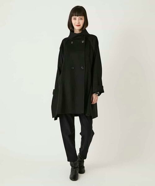 HIROKO BIS GRANDE / ヒロコビス グランデ その他アウター | 【大きいサイズ】スタンドカラーリバージャージーコート | 詳細21