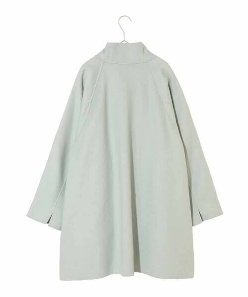 HIROKO BIS GRANDE / ヒロコビス グランデ その他アウター | 【大きいサイズ】スタンドカラーリバージャージーコート | 詳細4