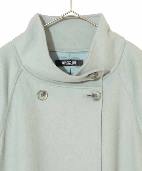 HIROKO BIS GRANDE / ヒロコビス グランデ その他アウター | 【大きいサイズ】スタンドカラーリバージャージーコート | 詳細5