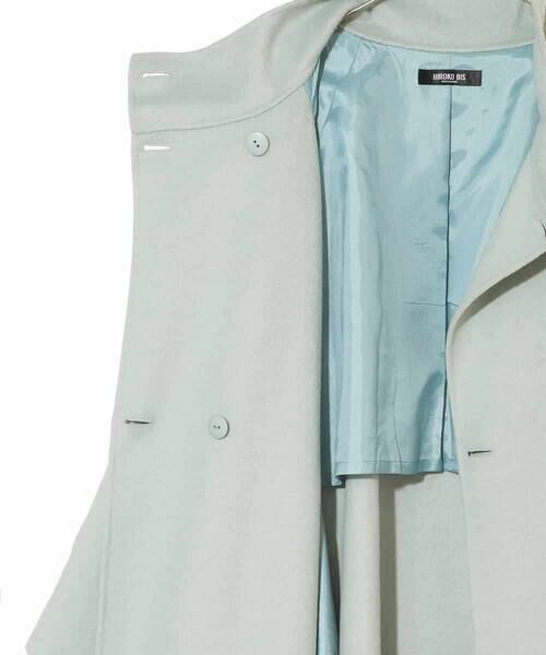 HIROKO BIS GRANDE / ヒロコビス グランデ その他アウター | 【大きいサイズ】スタンドカラーリバージャージーコート | 詳細8