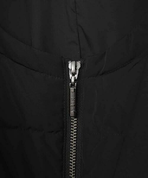 HIROKO BIS GRANDE / ヒロコビス グランデ ダウンジャケット・ベスト | 【大きいサイズ】レイヤード風ツイルダウンコート | 詳細1