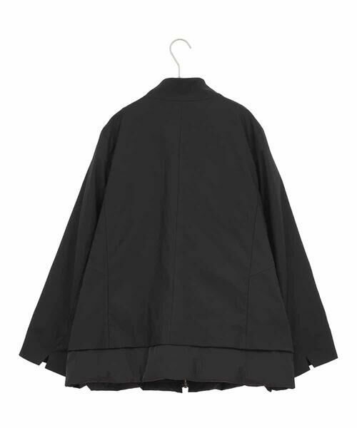 HIROKO BIS GRANDE / ヒロコビス グランデ ダウンジャケット・ベスト | 【大きいサイズ】レイヤード風ツイルダウンコート | 詳細18