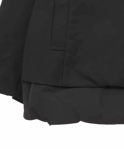 HIROKO BIS GRANDE / ヒロコビス グランデ ダウンジャケット・ベスト | 【大きいサイズ】レイヤード風ツイルダウンコート | 詳細21