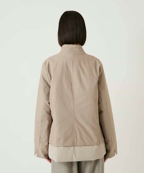 HIROKO BIS GRANDE / ヒロコビス グランデ ダウンジャケット・ベスト | 【大きいサイズ】レイヤード風ツイルダウンコート | 詳細7