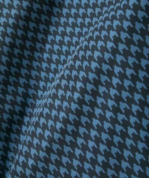 HIROKO BIS GRANDE / ヒロコビス グランデ ダウンジャケット・ベスト | 【大きいサイズ】千鳥プリントテープアクセントダウンコート | 詳細5