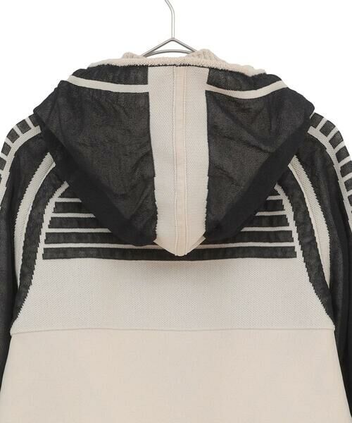HIROKO BIS GRANDE / ヒロコビス グランデ ニット・セーター | 【大きいサイズ】ジャカードニットブルゾン | 詳細8
