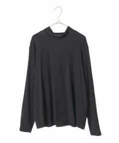 HIROKO BIS GRANDE / ヒロコビス グランデ カットソー | 【大きいサイズ】配色ラインハイネックインナートップ /洗える