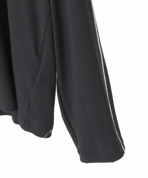 HIROKO BIS GRANDE / ヒロコビス グランデ カットソー | 【大きいサイズ】配色ラインハイネックインナートップ /洗える | 詳細3