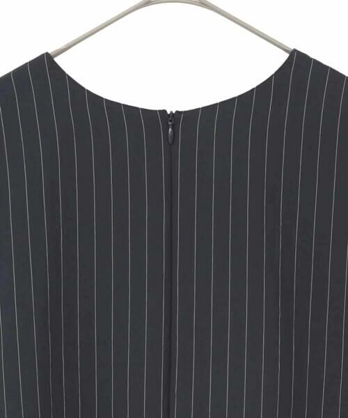 HIROKO BIS GRANDE / ヒロコビス グランデ ロング・マキシ丈スカート | 【大きいサイズ】ピンストライプフレアジャンパースカート | 詳細3