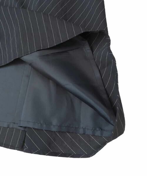 HIROKO BIS GRANDE / ヒロコビス グランデ ロング・マキシ丈スカート | 【大きいサイズ】ピンストライプフレアジャンパースカート | 詳細6