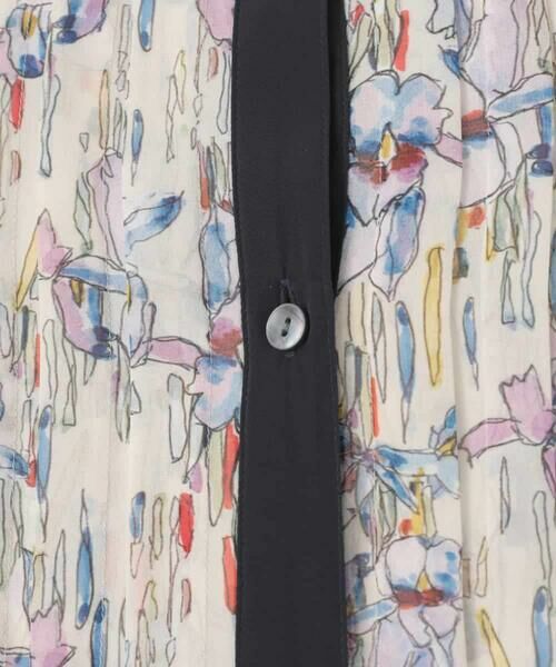 HIROKO BIS GRANDE / ヒロコビス グランデ ロング・マキシ丈ワンピース | 【大きいサイズ】アイリスモチーフタックワンピース | 詳細16