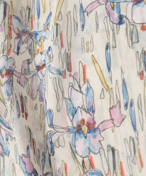 HIROKO BIS GRANDE / ヒロコビス グランデ ロング・マキシ丈ワンピース | 【大きいサイズ】アイリスモチーフタックワンピース | 詳細17