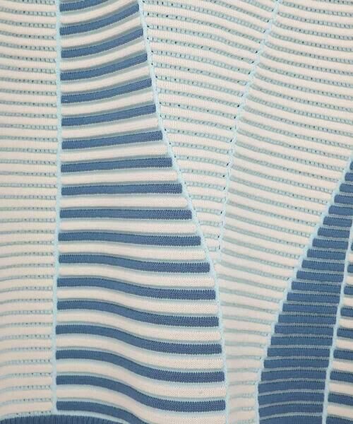 HIROKO BIS GRANDE / ヒロコビス グランデ ニット・セーター | 【大きいサイズ】ボーダーミックスニットプルオーバー | 詳細25