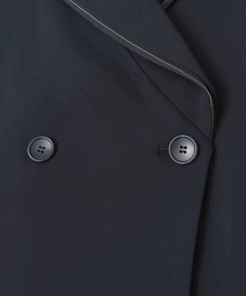 HIROKO BIS GRANDE / ヒロコビス グランデ テーラードジャケット | 【大きいサイズ】無地×ストライプレイヤード風ジャケット | 詳細20